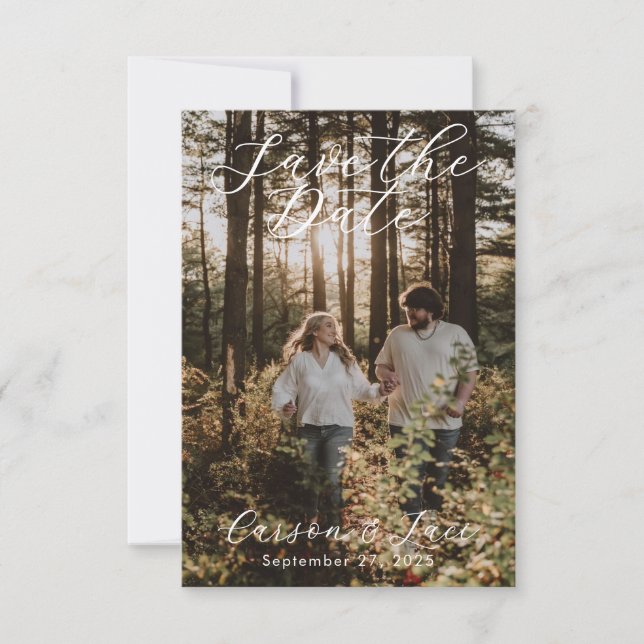 Mariage Enregistrer La Date Faire-part (Devant)