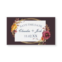 Mariage Enregistrer la date Magnet pour Mariage de