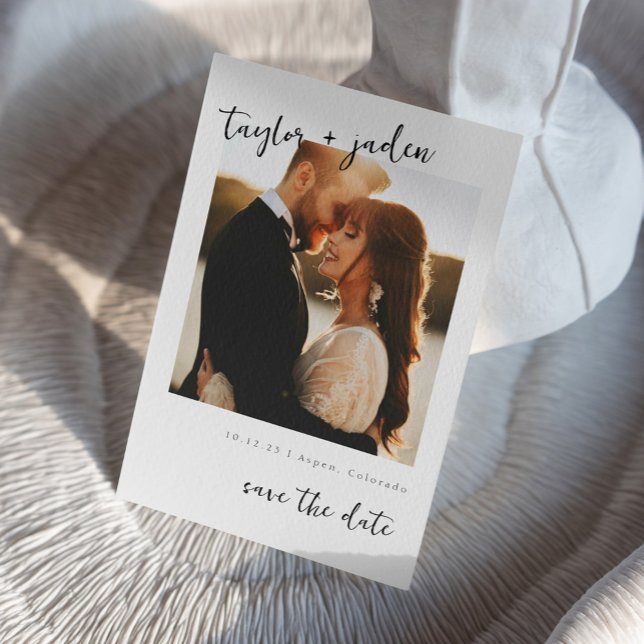Mariage enregistrer l'invitation de la carte I Mar (Créateur téléchargé)