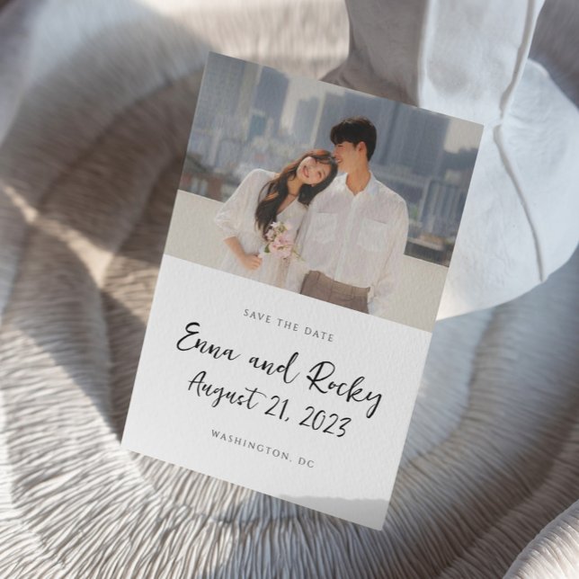 Mariage enregistrer l'invitation de la carte I Mar (Créateur téléchargé)