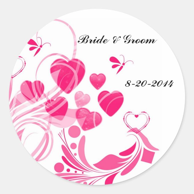 MARIAGE ENVELOPPE SAEL STICKERS MODÈLE (Devant)