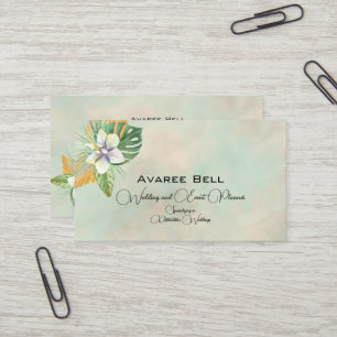 Mariage et Carte de visite du gestionnaire d'événe