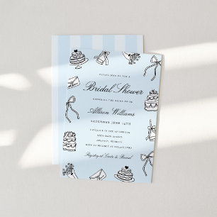 Mariage Fantaisiste à la Main Mignon Invitation de