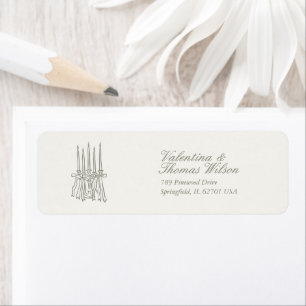 Mariage Fantaisiste aux Rayures Vertes