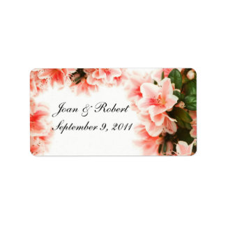 Mariage Favoriser Étiquette Floral