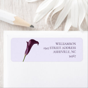 Mariage Fleur de Lys Élégant Pourpre