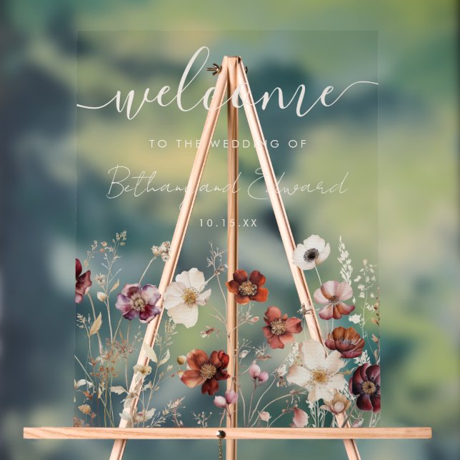 Mariage Fleur sauvage d'automne (Neutre)