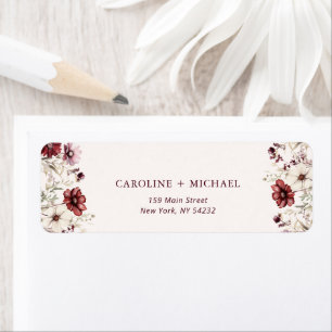 Mariage Fleur sauvage de Bourgogne Adresse de reto