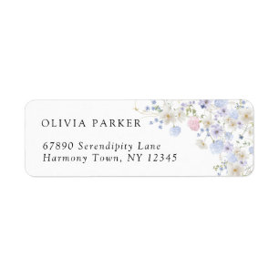 Mariage Fleur sauvage rose et violet printemps