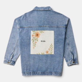 Mariage Fleur sauvage russe Denim Jacket