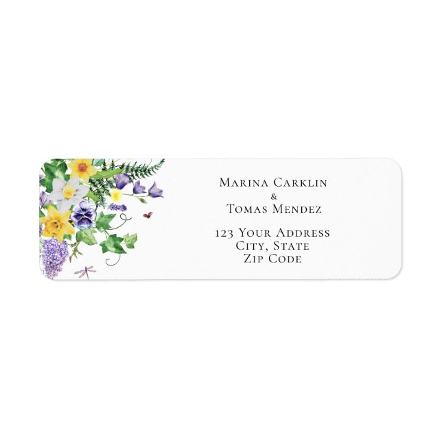 Mariage Fleur sauvage Rustique Boho (Devant)