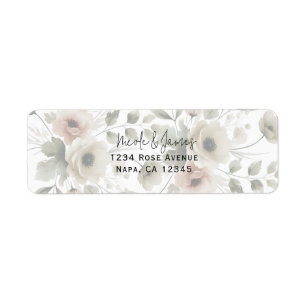 Mariage Floral Aquarelle Vert Olive Kaki