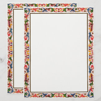 Mariage Floral Arabesque italien Inviter Modèle