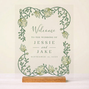 Mariage floral Art nouveau