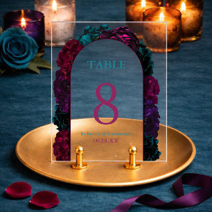 Mariage floral aux tons de joaillerie