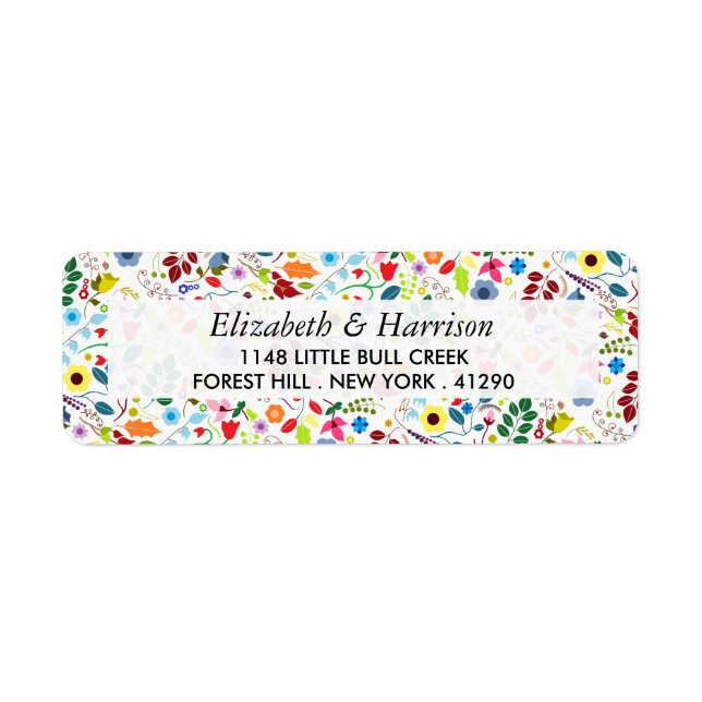 Mariage floral chic boho moderne (Devant)