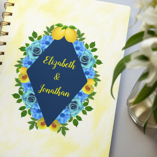 Mariage floral citron soleil