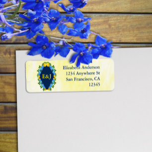Mariage floral citron soleil