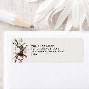 Mariage floral de cascade rustique