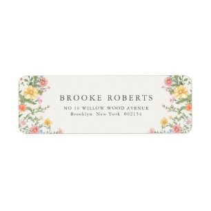 Mariage Floral de Jardin Orné de Pastel Doux de Pr
