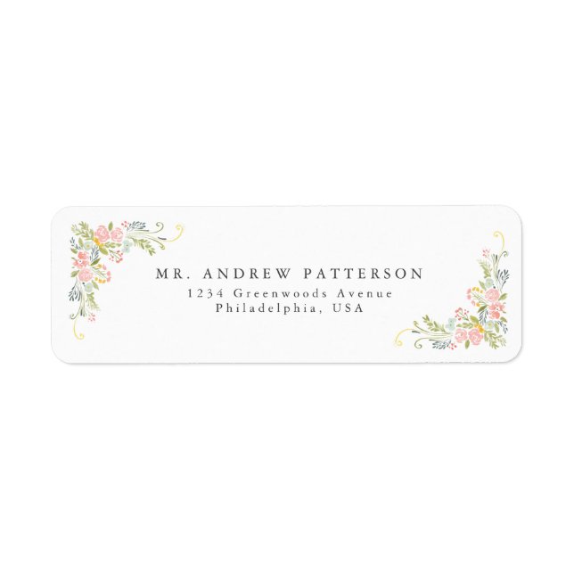 Mariage Floral de Jardin Rococo Pastel (Devant)