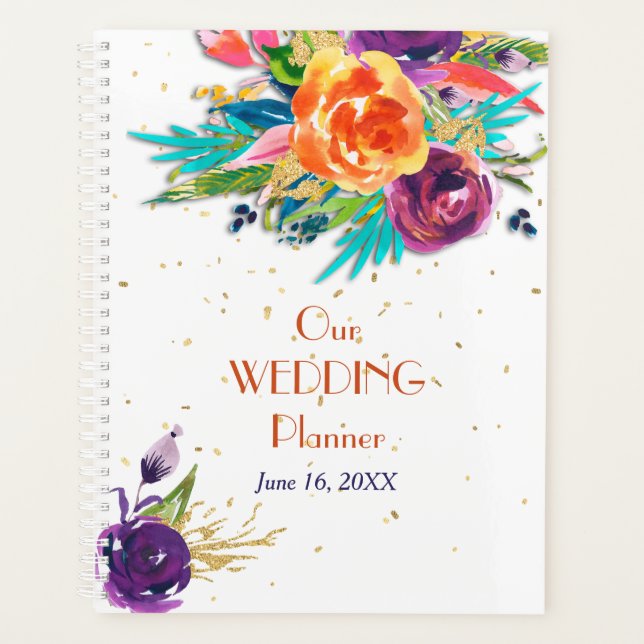 Mariage floral de la Tangérine bleue (Devant)