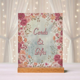 Mariage Floral de Printemps Romantique Rose et Rou