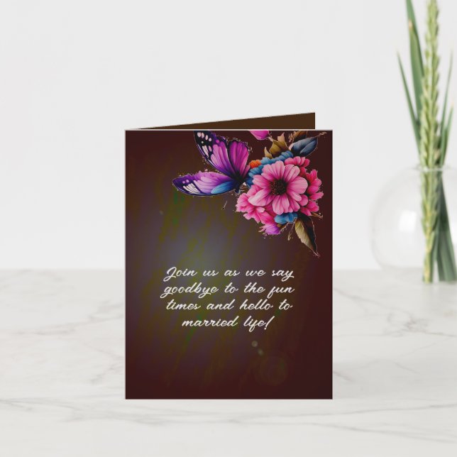 mariage floral foncé (Devant)