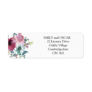 Mariage floral Menthe & Mauve