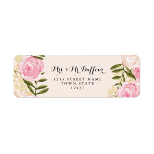 Mariage floral Vintage moderne