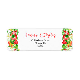Mariage Fraises et Pâquerettes