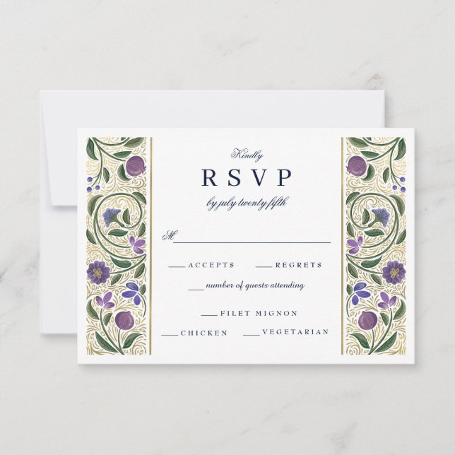 Mariage frontalier éclairé RSVP (Devant)
