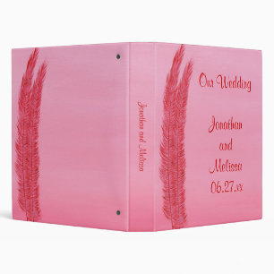 Mariage Garder les Classeurs de de plumes rouges