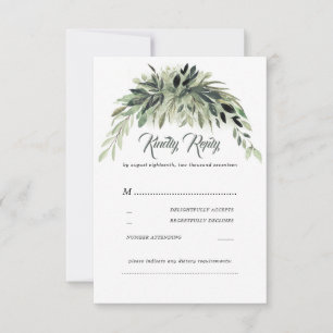 Mariage Garland de verdure RSVP