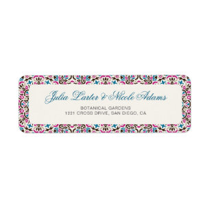 Mariage géométrique en treillis marocain