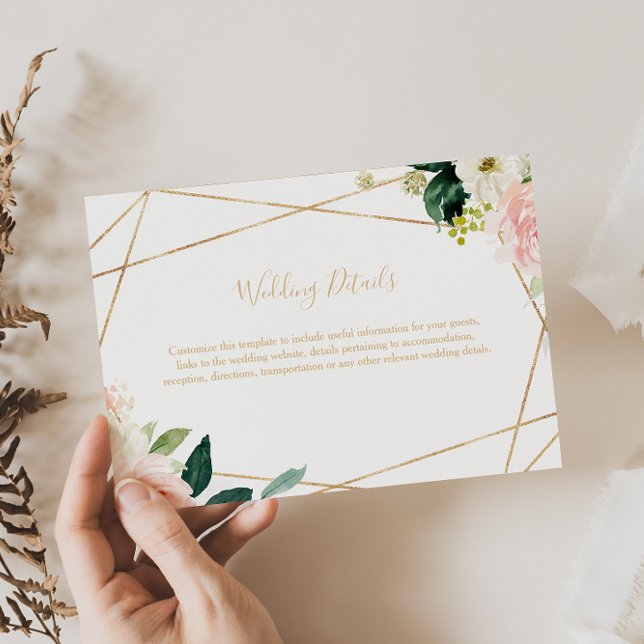 Mariage géométrique Or - Détails Carte de boîtier (Créateur téléchargé)