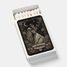 Mariage gothique noir et effrayant Tarot