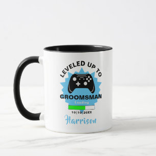 Mariage Groomsman Levelup Gamer Fun Mug