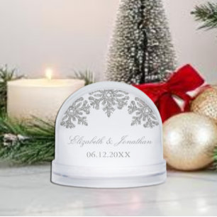 Mariage hivernal Silver Snowflake