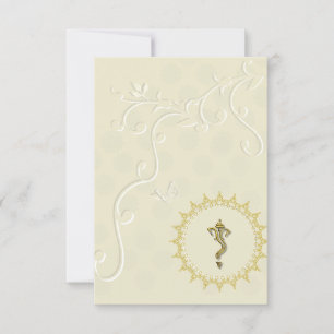 Mariage indien hindu Ganesha invitation
