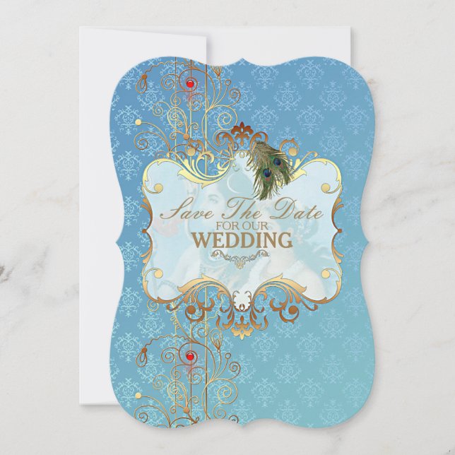 Mariage indien II - Carte SaveTheDate (Devant)