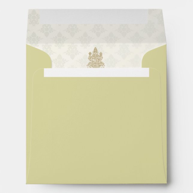Mariage indien III - Enveloppe (Dos (Bas))