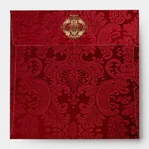 Mariage indien rouge - Enveloppe