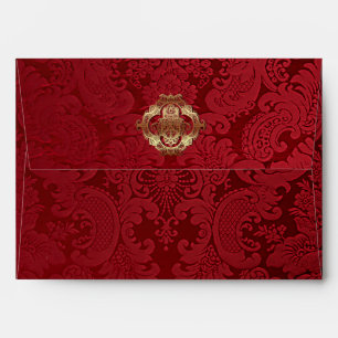 Mariage indien rouge - Enveloppe
