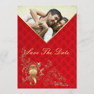 Mariage indien - sauvez la carte de date