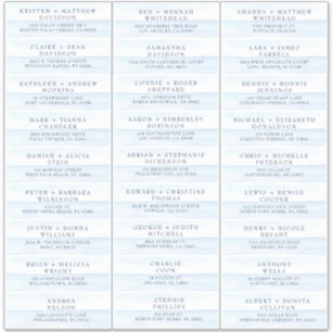 Mariage Invité Étiquette de adresse Océan Aquarell