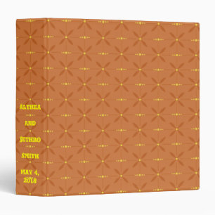 Mariage jaune or Scrapbook Photo Album Classeur