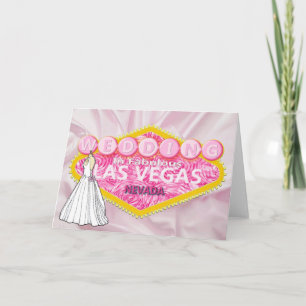 Mariage Las Vegas avec Brides Dress Invitation