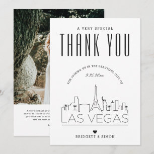 Mariage Las Vegas   MERCI + CARTE PHOTO