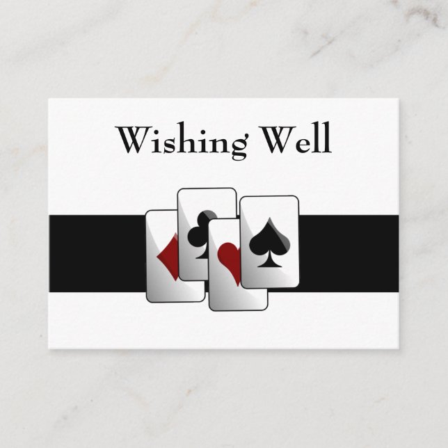 Mariage Las Vegas souhaitant des cartes bien (Devant)